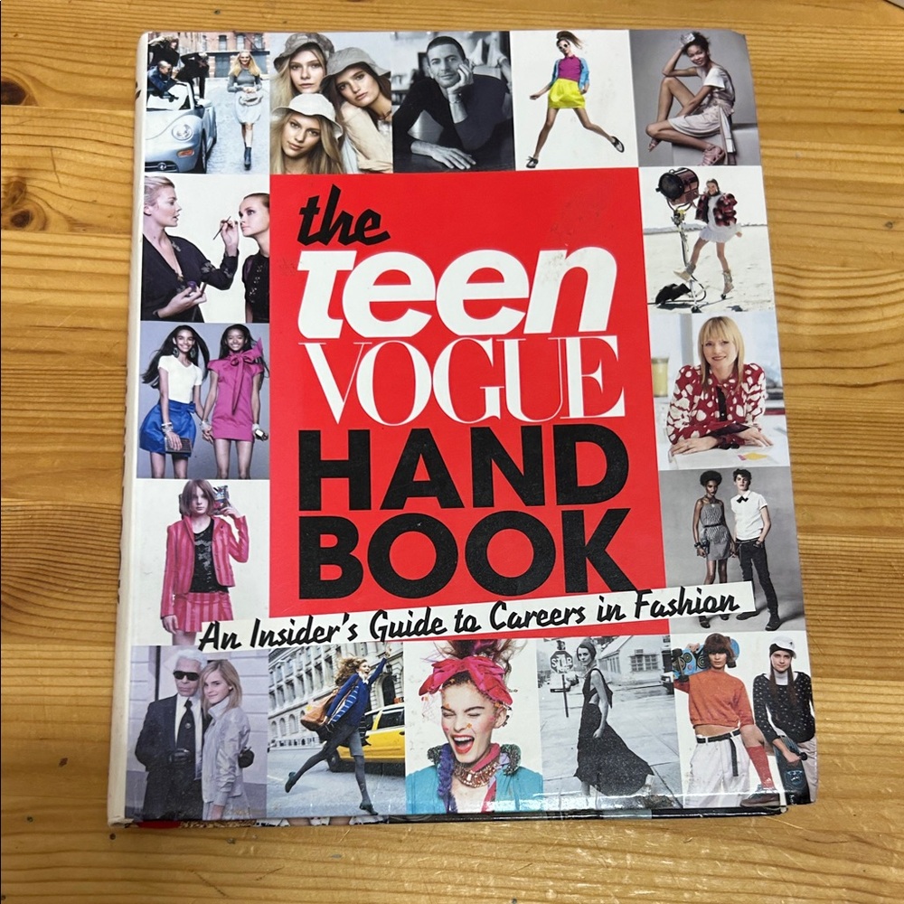 Vogue Teen Handbook with Red and White Cover